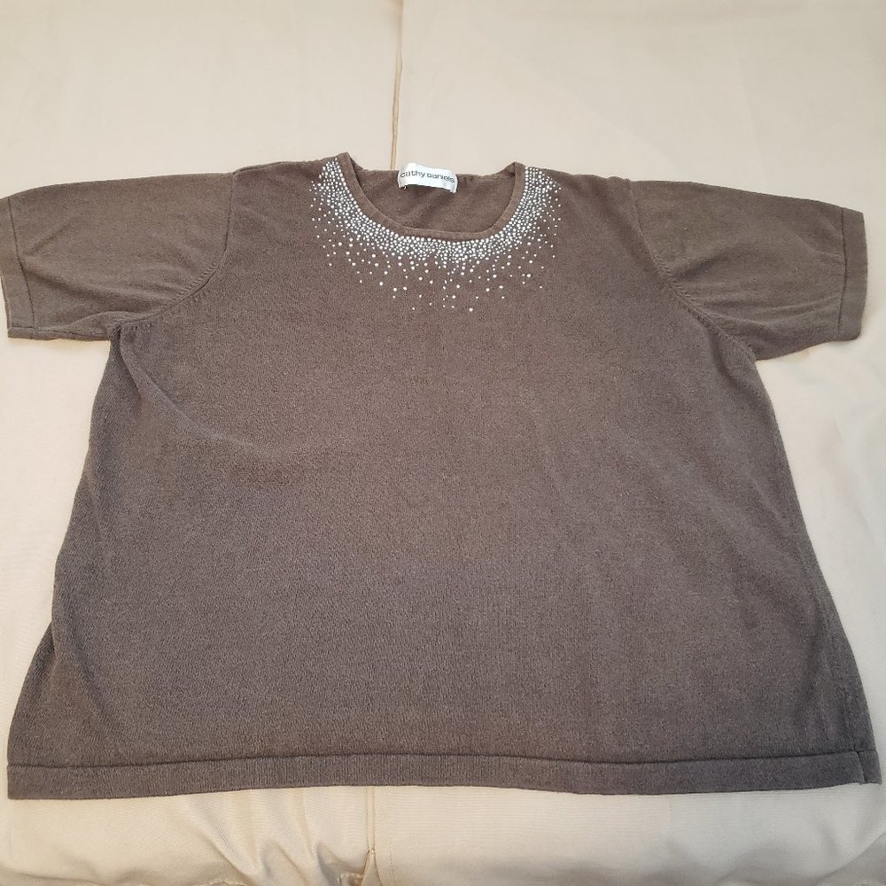 Cathy Daniels brown top